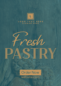 Rustic Pastry Bakery Poster