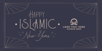 Elegant Islamic Year Twitter Post