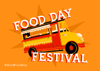 Food Truck Fest Postcard