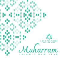 Blissful Muharram Linkedin Post Design