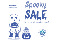 Halloween Discount Postcard