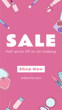 Makeup Sale Facebook Story