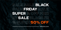 Black Friday Sale Twitter Post