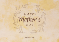 Floral Mother's Day Postcard