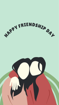 Happy Friendship Day Girl Friends Instagram Story