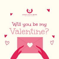 Romantic Valentine Linkedin Post Design