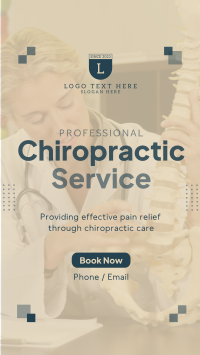 Professional Chiropractor Instagram Reel Image Preview