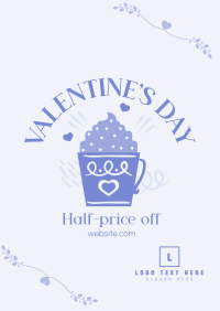 Valentine's Day Cafe Sale Flyer