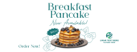Breakfast Blueberry Pancake Facebook Cover