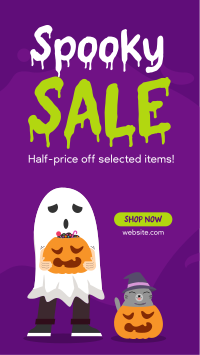 Halloween Discount Instagram Story