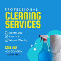 Professional Cleaning Services Linkedin Post