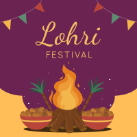 Lohri Festival Instagram Post