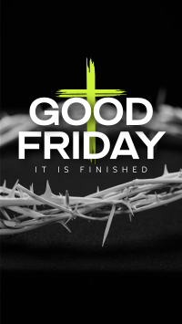 Easter Good Friday TikTok Video Design