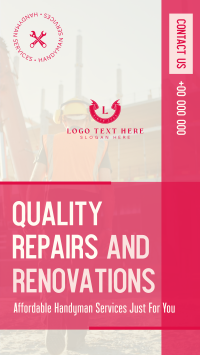 Quality Repairs and Renovations Instagram Reel Image Preview