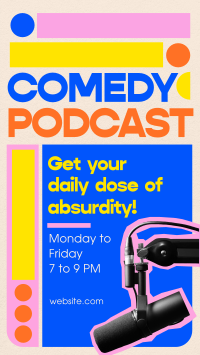 Daily Comedy Podcast Facebook Story