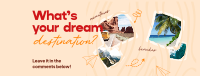 Dream Destination Facebook Cover Image Preview