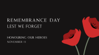 Remembrance Day Facebook Event Cover