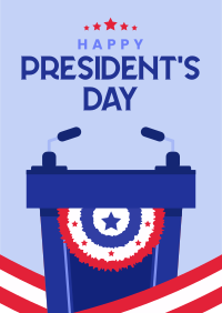 Presidents Day Event Poster