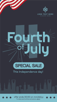 Fourth of July Promo Facebook Story