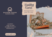 Wedding Florist Postcard