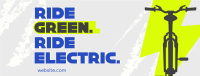 Green Ride E-bike Facebook Cover
