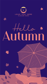 Hello Autumn Greetings Instagram Story