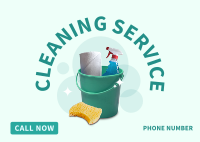 House Cleaning Service Postcard