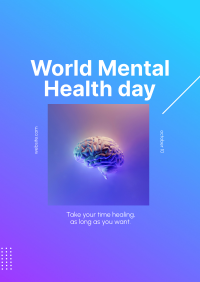 Mental Health Day Poster Design