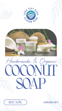 Organic Coconut Soap YouTube Short