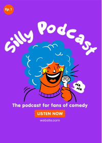 Our Funny Podcast Flyer