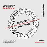 Pandemic Relief Fund Instagram Post