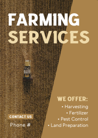 Expert Farming Service Partner Flyer