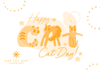 Happy Meow Day Postcard