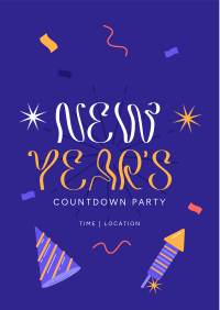 New Year Countdown Party Flyer