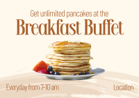 Pancake Postcard example 1