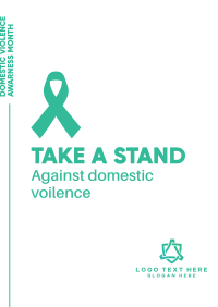 Take A Stand Against Violence Flyer