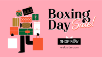 Boxing Shopping Sale Animation