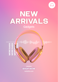 Girly Headphone Poster