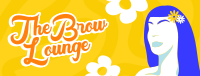 The Brow Lounge Facebook Cover Design