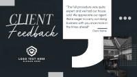 Elegant Real Estate Feedback Facebook Event Cover