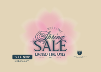 Blossom Spring Sale Postcard