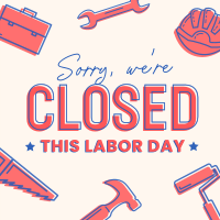 Closed for Labor Day Instagram Post