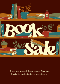 Books in Shelves Flyer