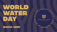 World Water Day Waves Animation