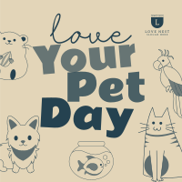 Love Your Pet Day Instagram Post Image Preview