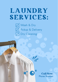 Laundry Services List Flyer