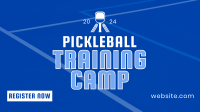 Classic Sporty Pickleball Training Video Design