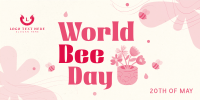 Happy Bee Day Twitter Post