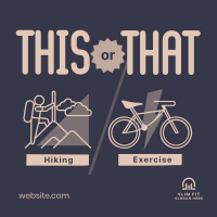 This or That Exercise Instagram Post Image Preview