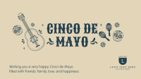 Guitar Cinco De Mayo Zoom Background